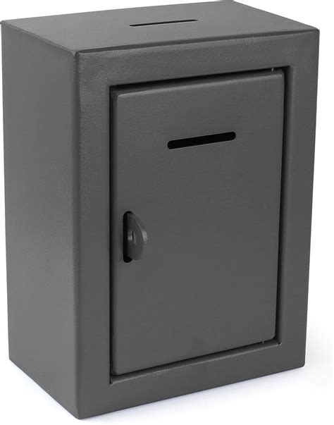 Metal Donation Box Charity Steel Collection ballot Box Office 